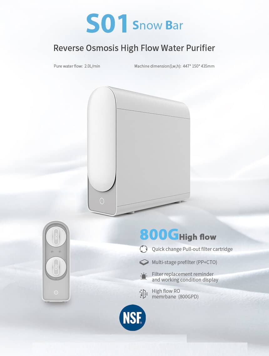 Reverse Osmosis High flow water purifier